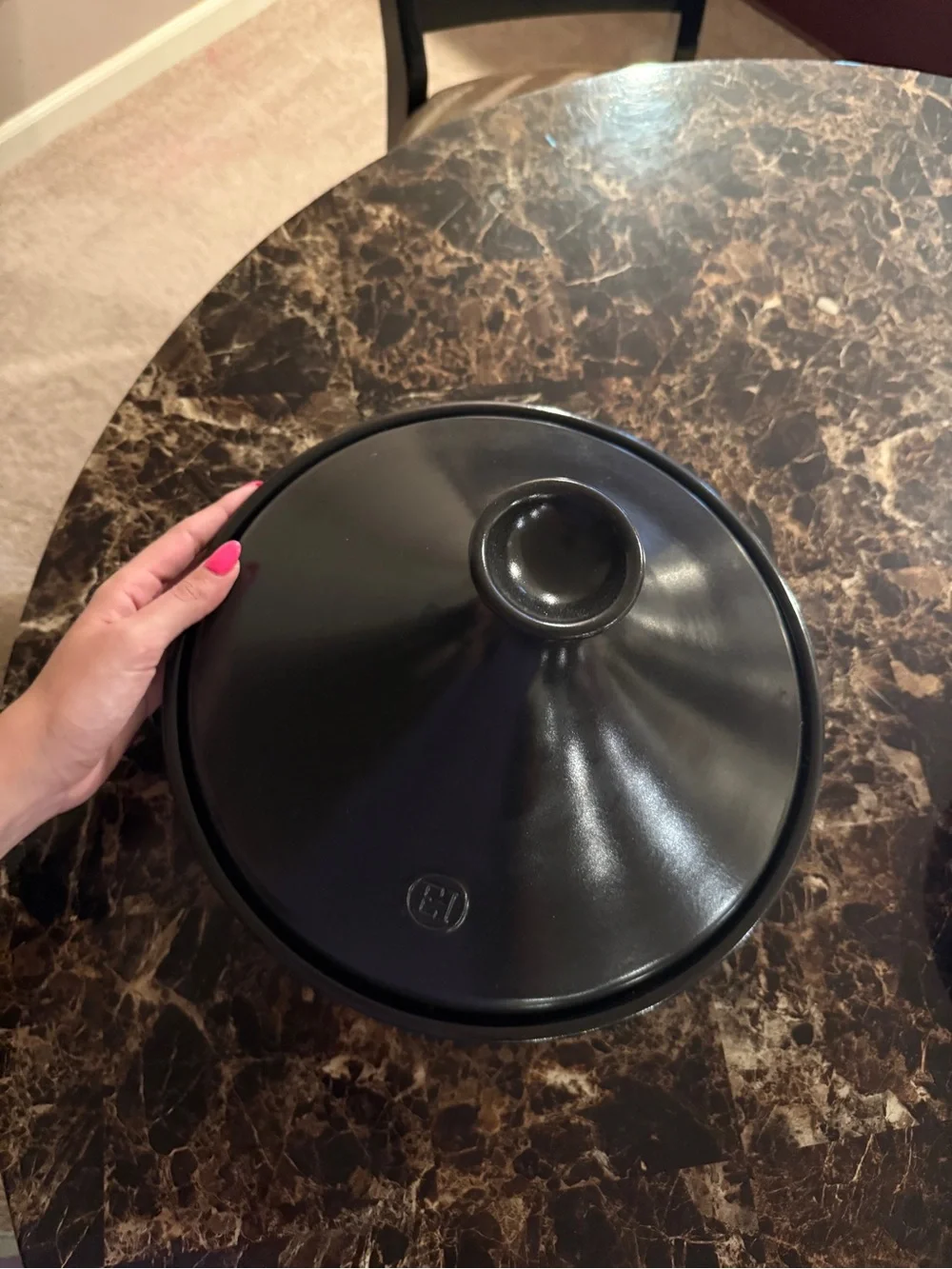Emile henry black ceramic